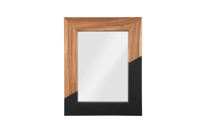American Home Furniture Phillips Collection Geometry Wood Mirror