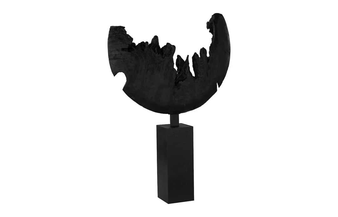 American Home Furniture Phillips Collection Broken Moon Statue