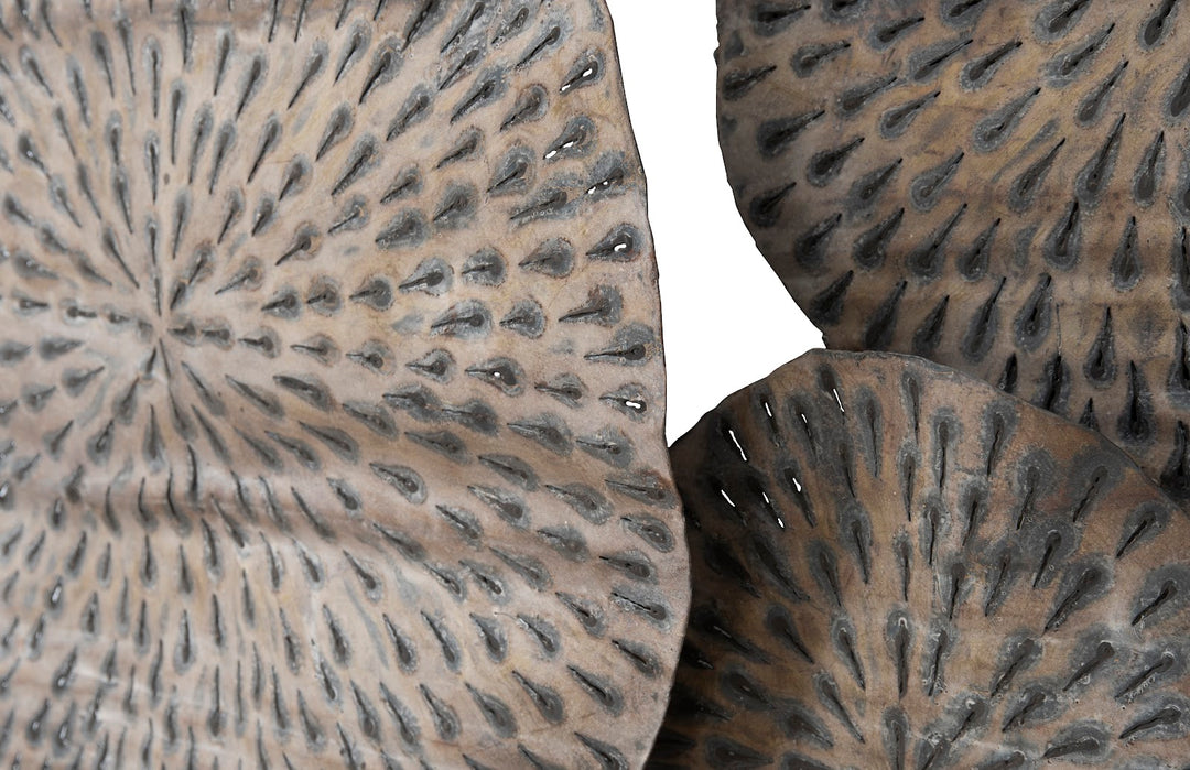 American Home Furniture Phillips Collection Metal Lotus Wall Art