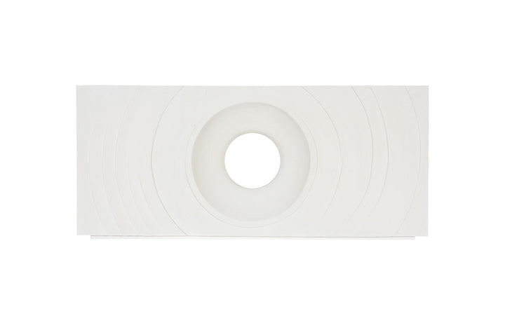 72"D x 16"W x 32"H/White Stone