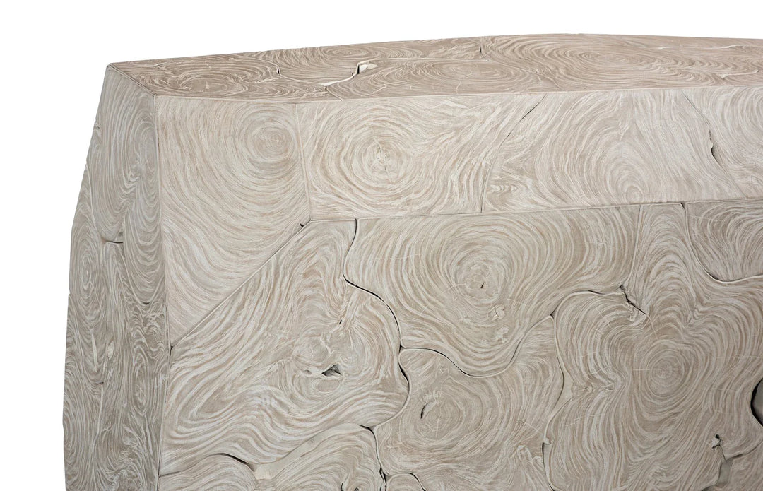 59"D x 16"W x 30"H/Oat Finish