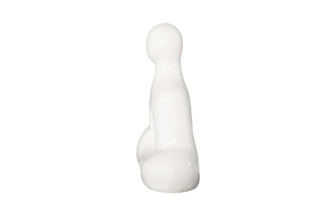 17"D x 8"W x 22"H/White