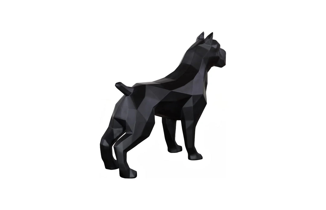 American Home Furniture Phillips Collection Pitbull Facet Sculpture
