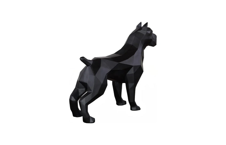 American Home Furniture Phillips Collection Pitbull Facet Sculpture