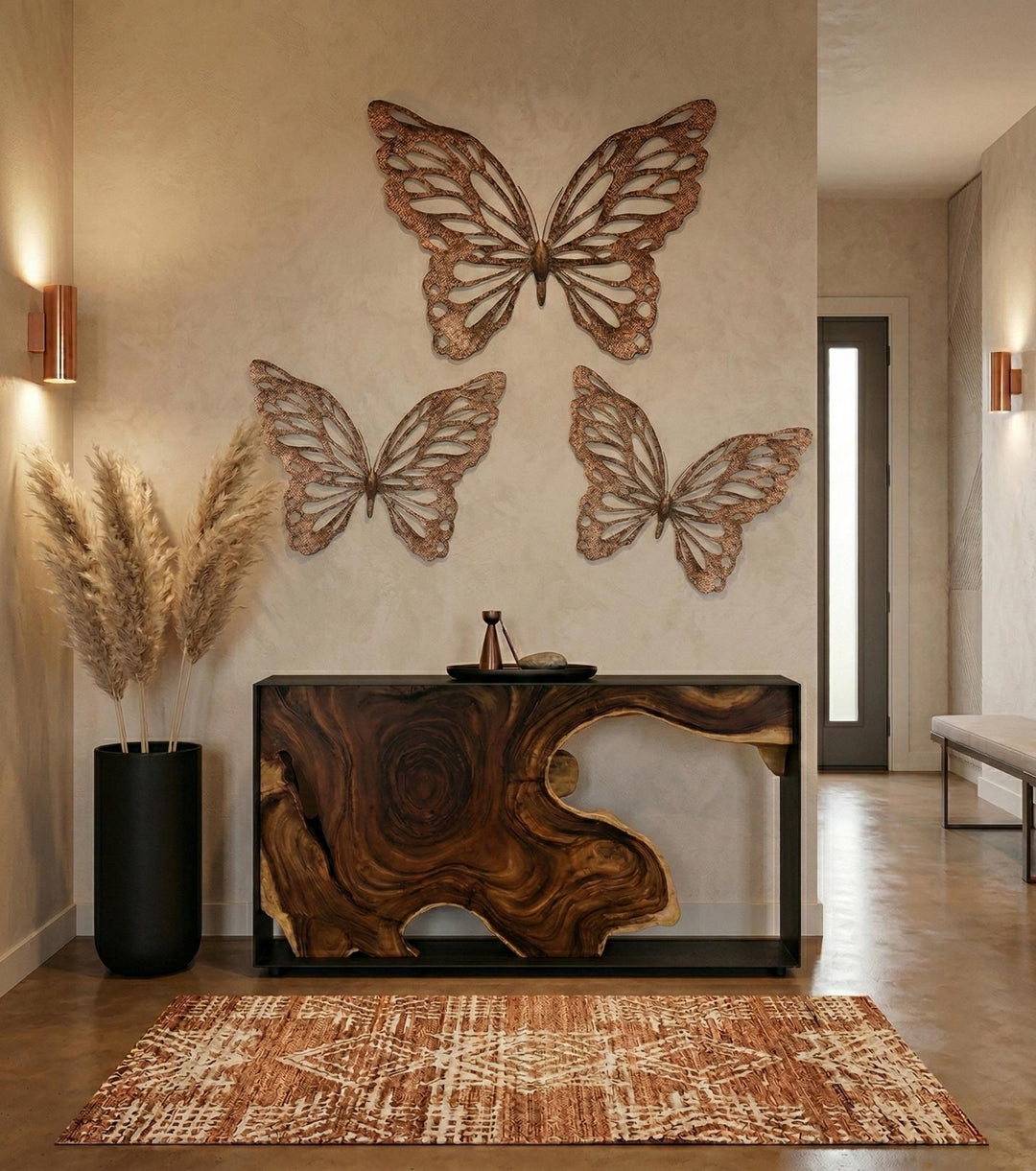 Butterfly Wall Art, SM in setting