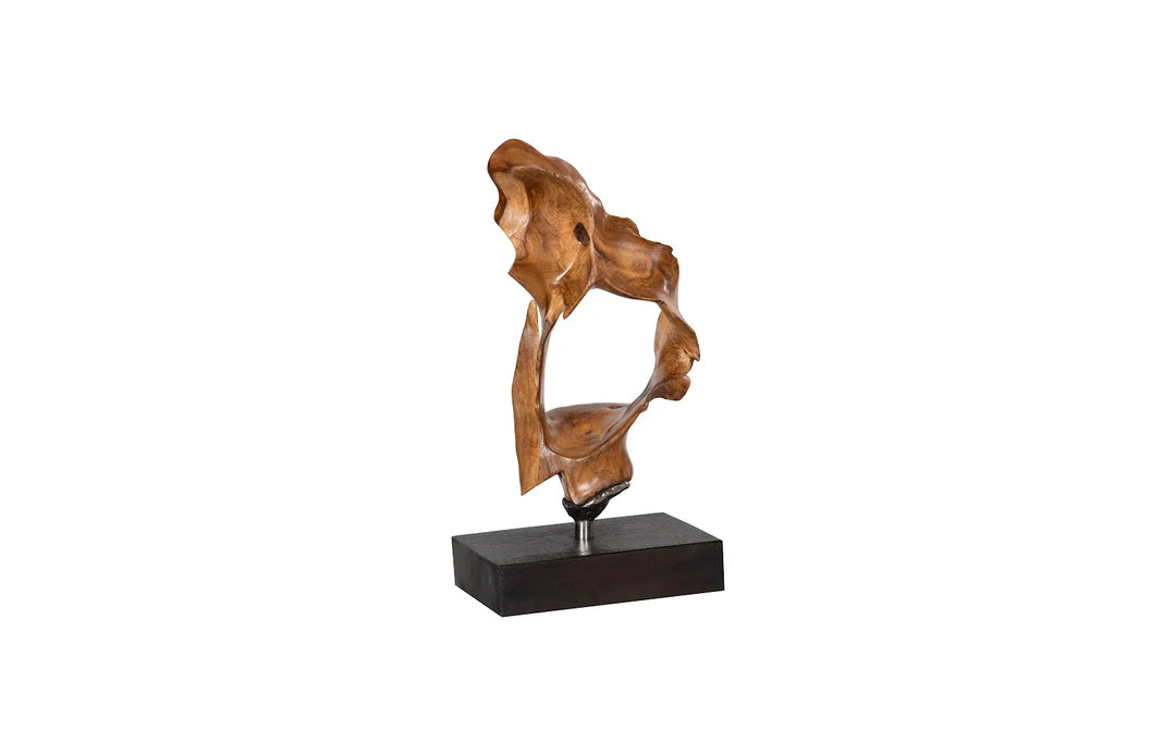 American Home Furniture Phillips Collection Metallurgy Wood Sculpture