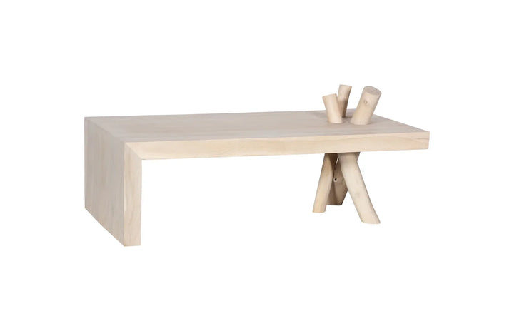 American Home Furniture Phillips Collection Branch Waterfall Coffee Table
