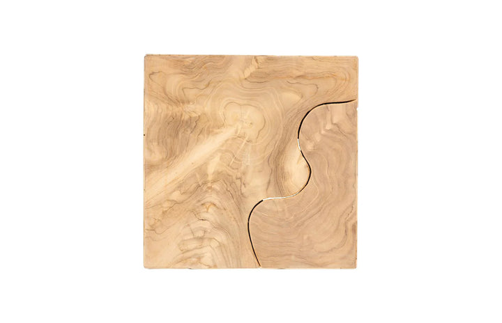 12"D x 12"W x 39"H/Square, Bleached,  LG