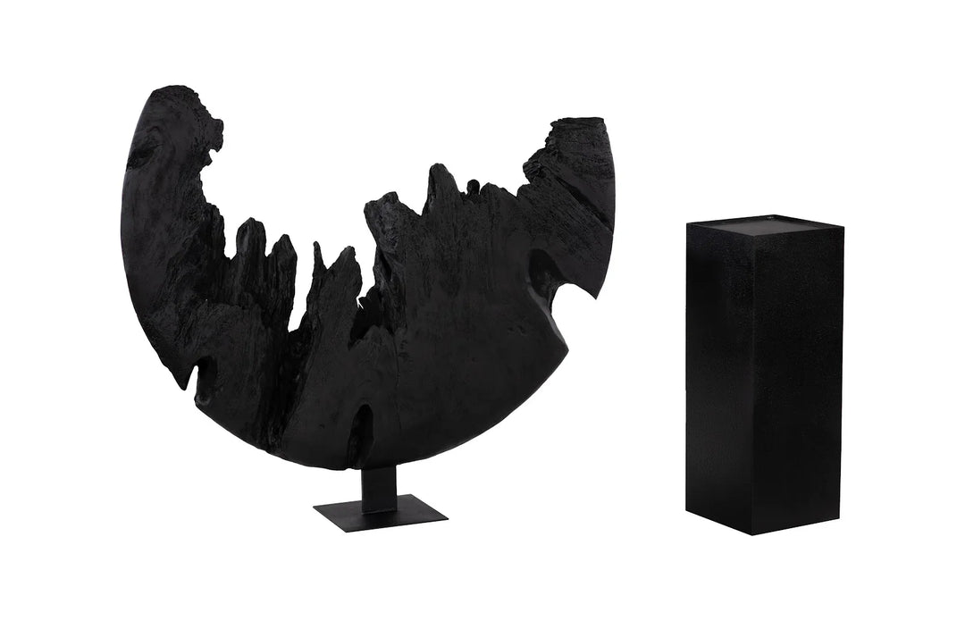 American Home Furniture Phillips Collection Broken Moon Statue