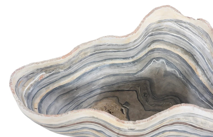 21"D x 16"W x 8"H/Faux Finish, Large