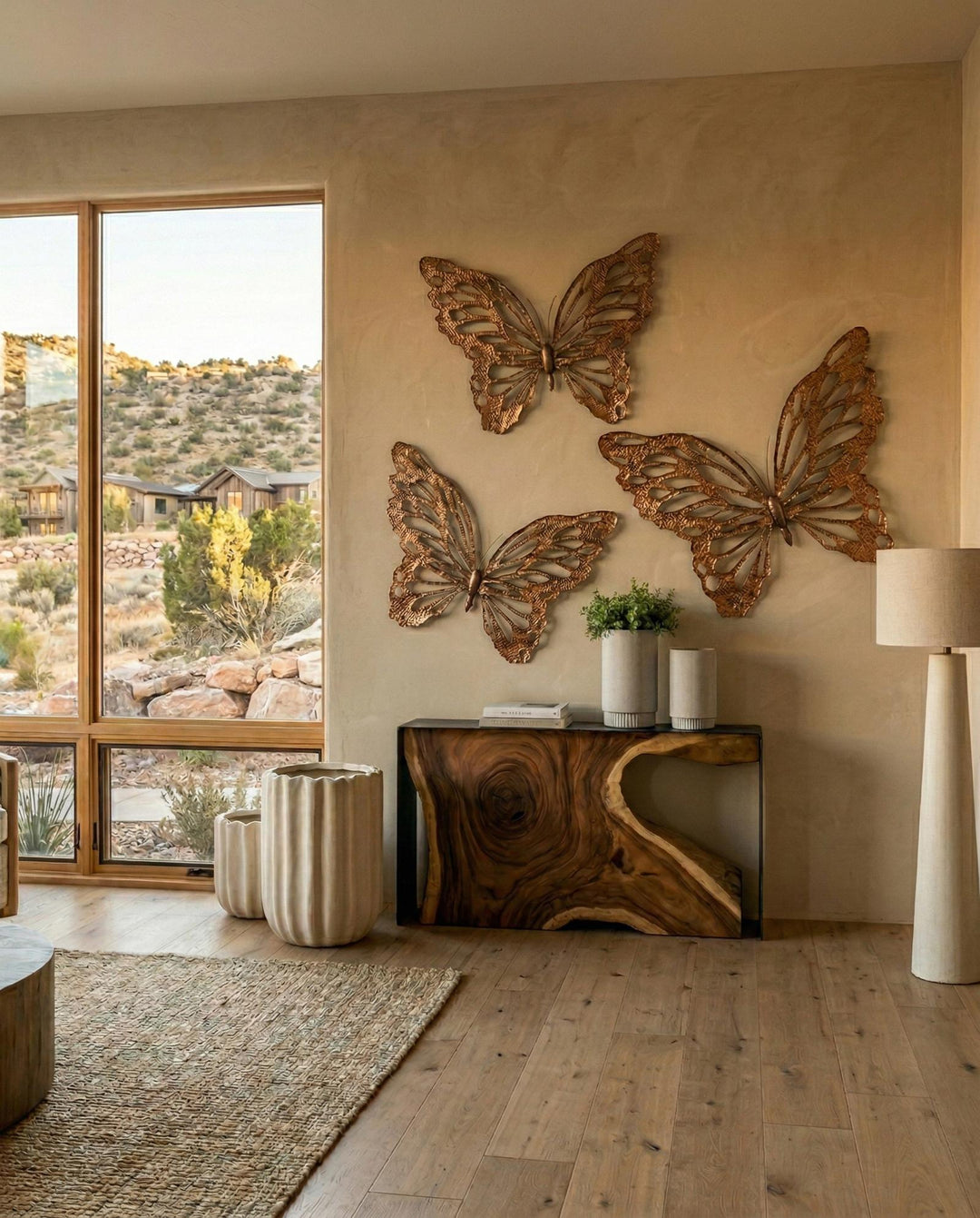 Butterfly Wall Art, SM in setting