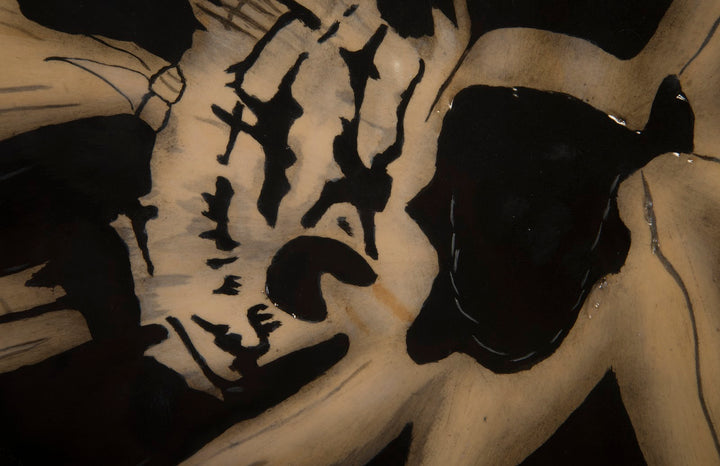 American Home Furniture Phillips Collection Cast Petrified Wood Wall Tile