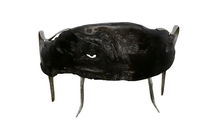 American Home Furniture Phillips Collection Graven Live Edge Bench