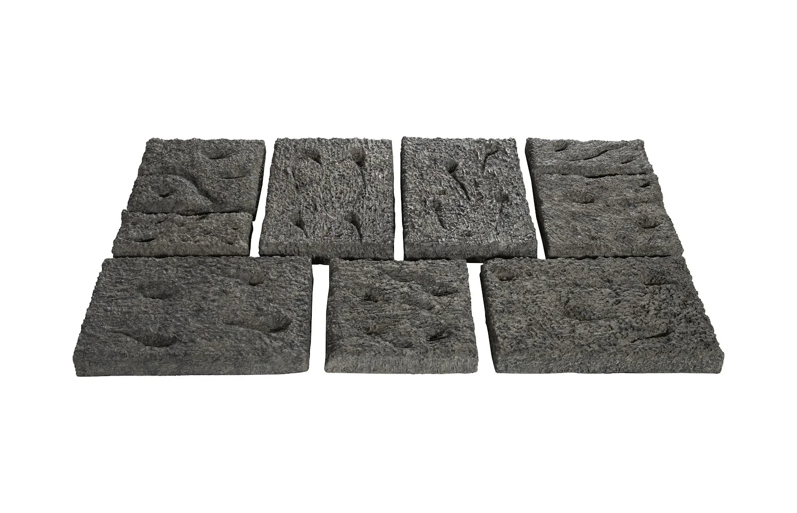 American Home Furniture Phillips Collection Etched Rock Puzzle Wall Tiles
