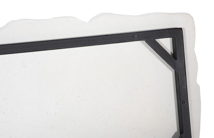 15"D x 4"W x 47"H/White Stone