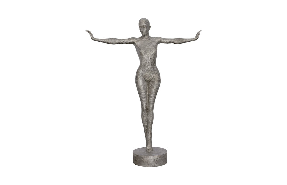 American Home Furniture Phillips Collection Outstretched Arms Standing Sculpture