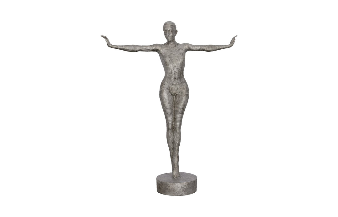 American Home Furniture Phillips Collection Outstretched Arms Standing Sculpture