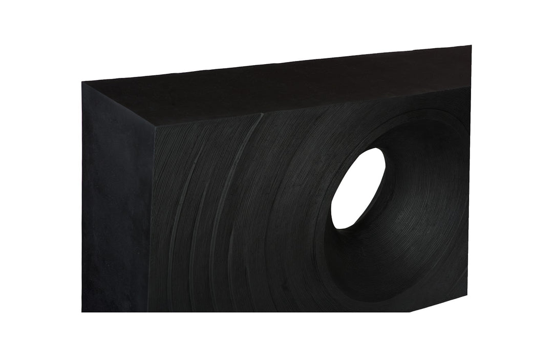 72"D x 16"W x 32"H/Black Stone