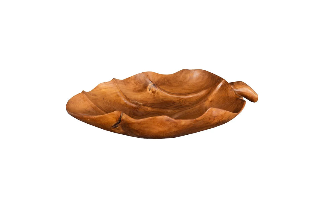 20"D x 16"W x 3"H/Teak Wood Natural