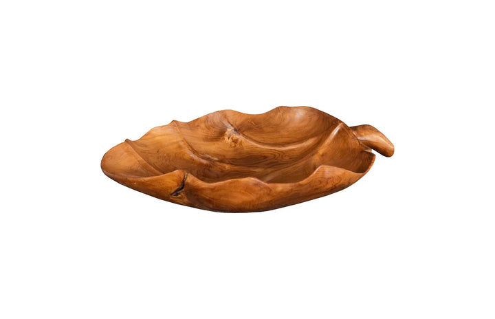 20"D x 16"W x 3"H/Teak Wood Natural