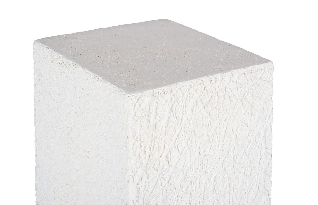 14"D x 14"W x 43.5"H/White Stone, Large