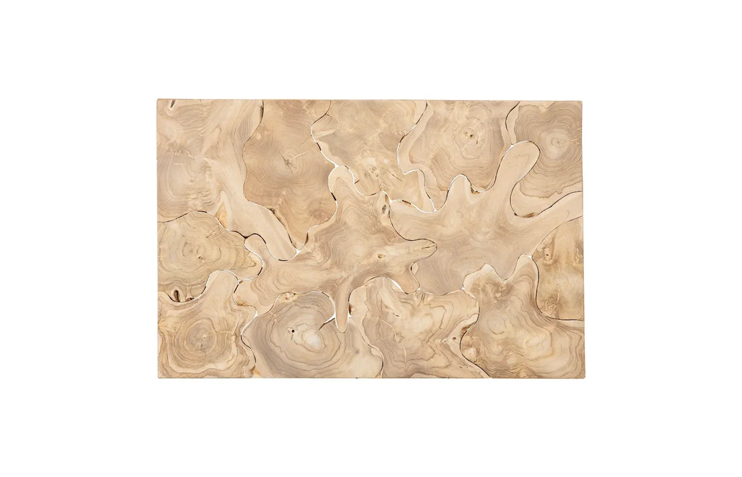 47"D x 31"W x 15"H/Rectangle, Bleached