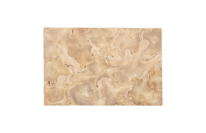 47"D x 31"W x 15"H/Rectangle, Bleached