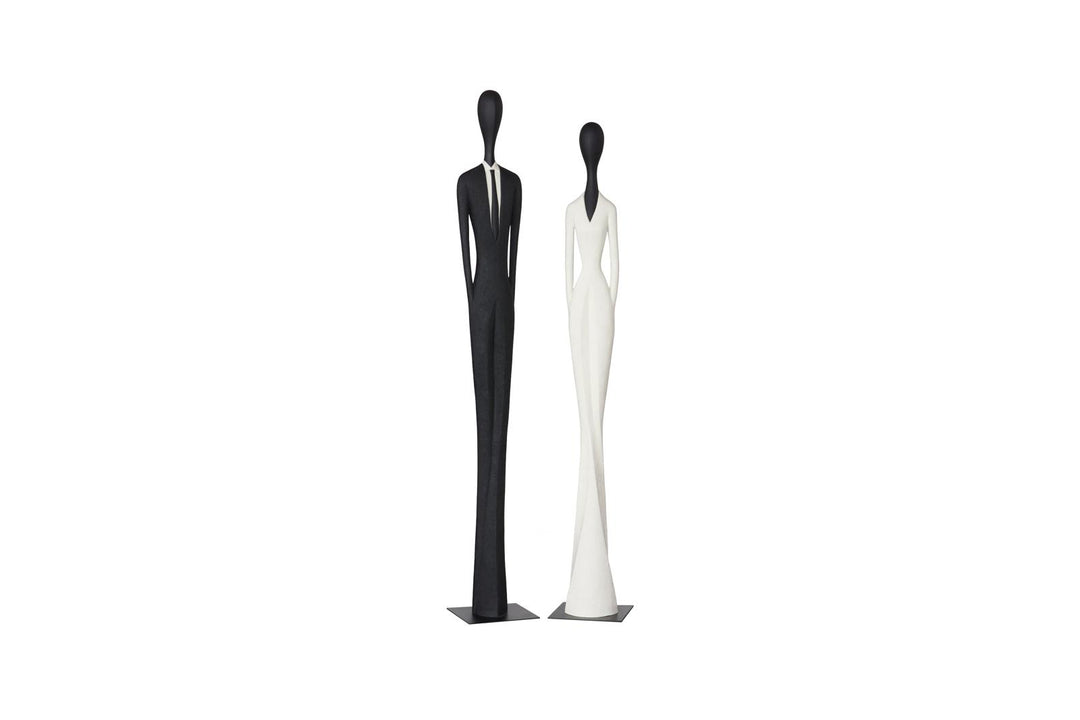 Black, White