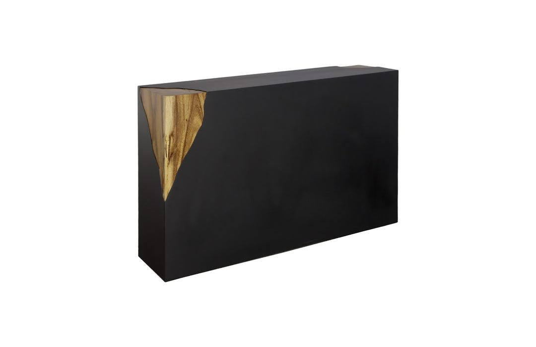 American Home Furniture Phillips Collection Cornered Console Table