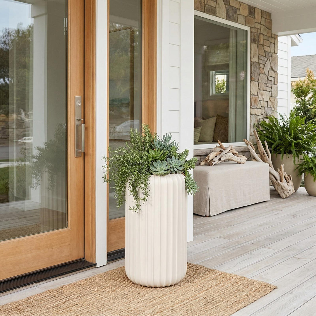 Vertical Planter in setting