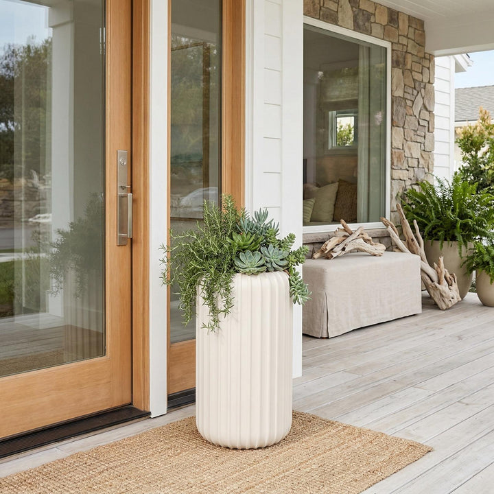 Vertical Planter in setting