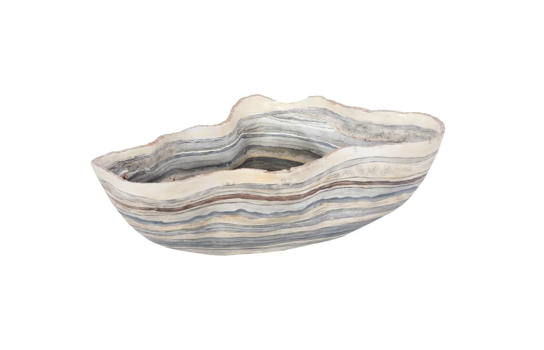21"D x 16"W x 8"H/Faux Finish, Large