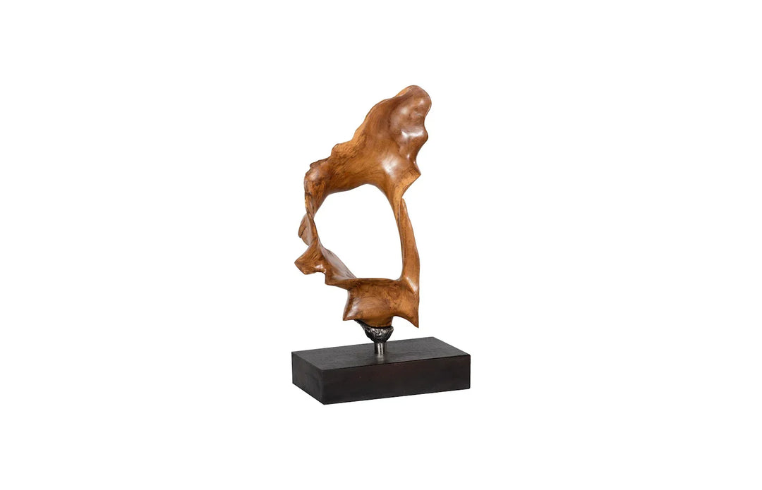 American Home Furniture Phillips Collection Metallurgy Wood Sculpture
