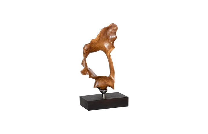 American Home Furniture Phillips Collection Metallurgy Wood Sculpture