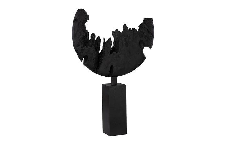 American Home Furniture Phillips Collection Broken Moon Statue