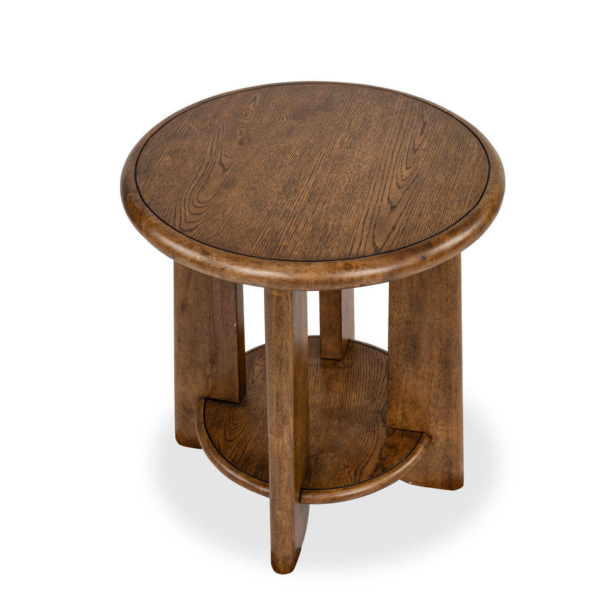 Tanner Tawny Brown Round End Table - T6354-05