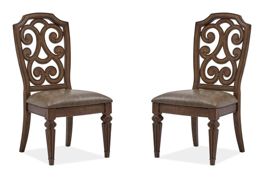 Durango Willadeene Brown Side Chair - Set of 2 - D5133-62