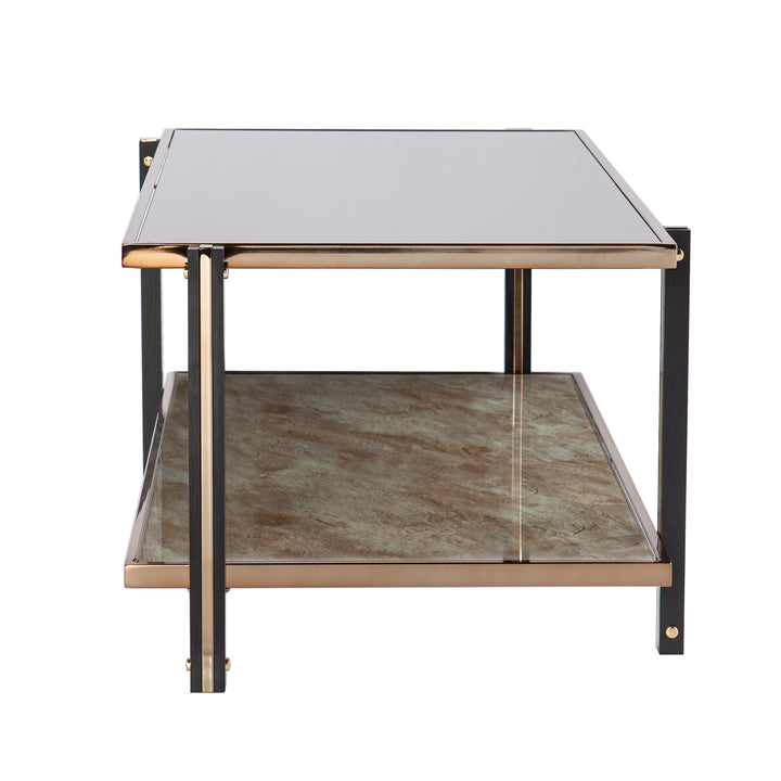 American Home Furniture | SEI Furniture - Thornsett Cocktail Table w/ Mirrored Top