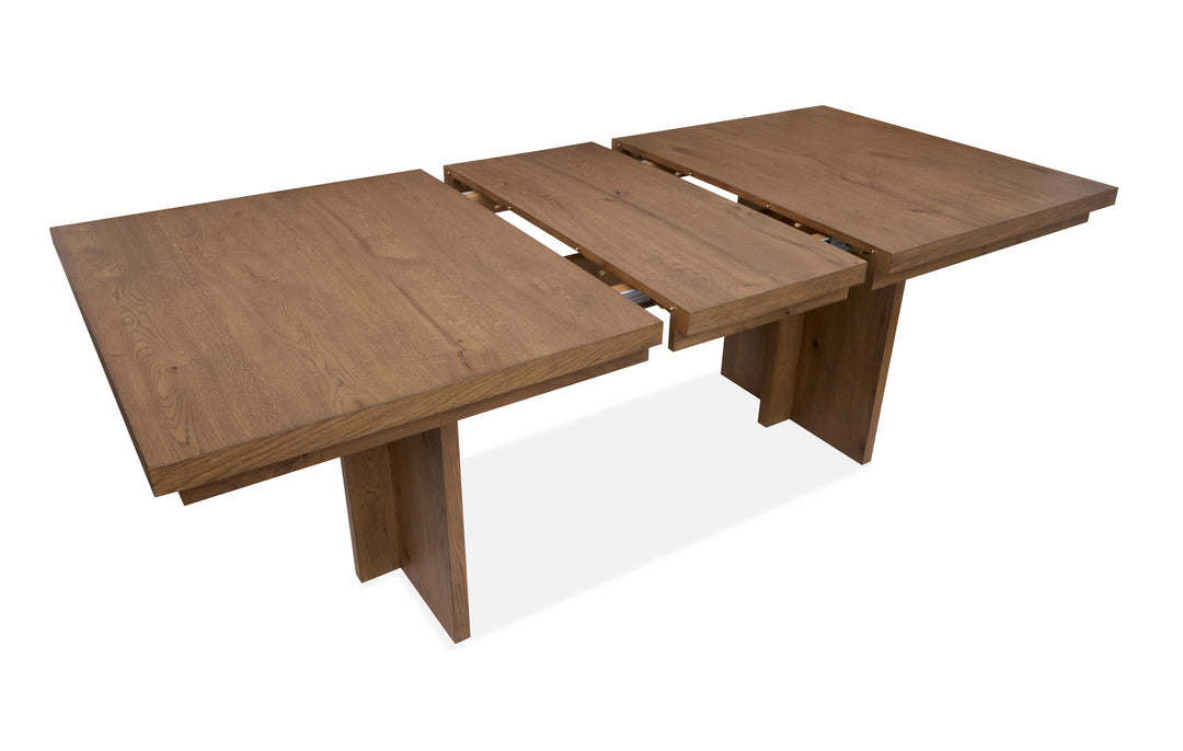 Marcel Harvest Brown Extendable Trestle Dining Table - D6378-21