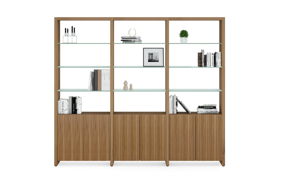 Linea 3-Shelf System - 96" Wide - AmericanHomeFurniture
