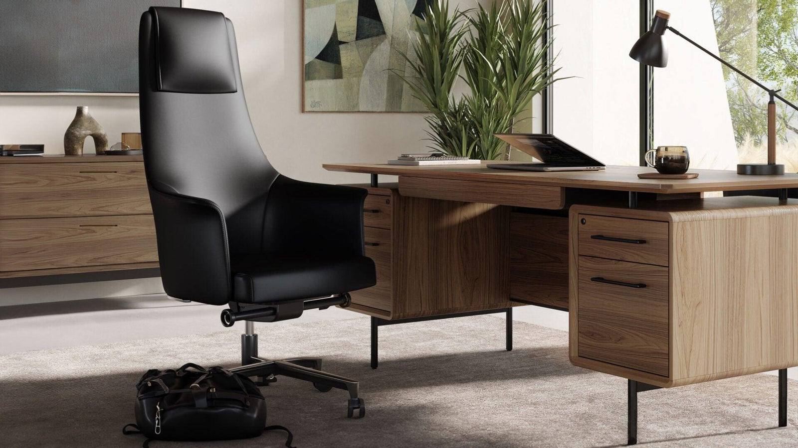BDI - LINQ Executive Desk - 6821 WL | American Home Furniture