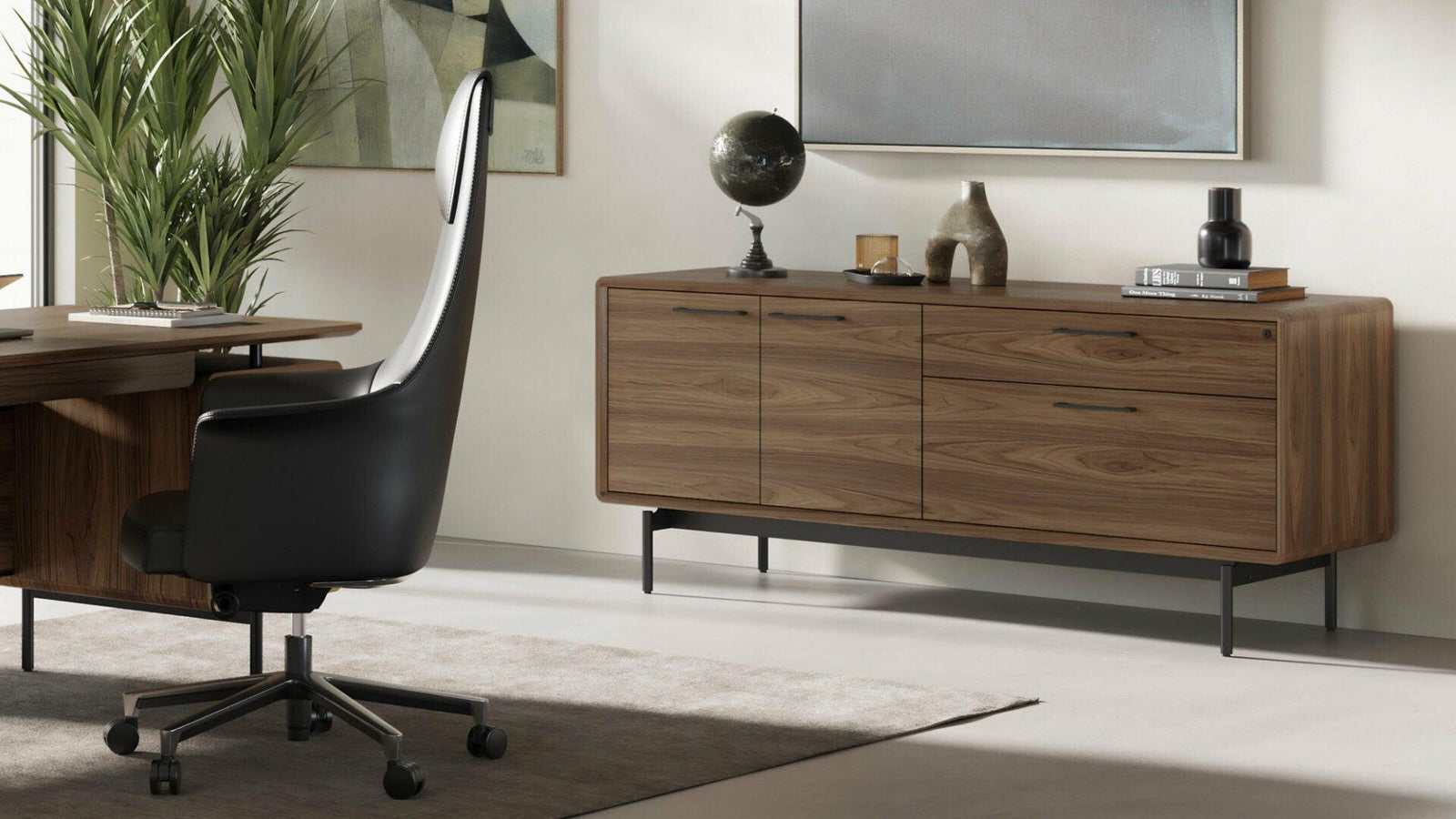BDI - LINQ Storage Credenza - 6829 WL | American Home Furniture