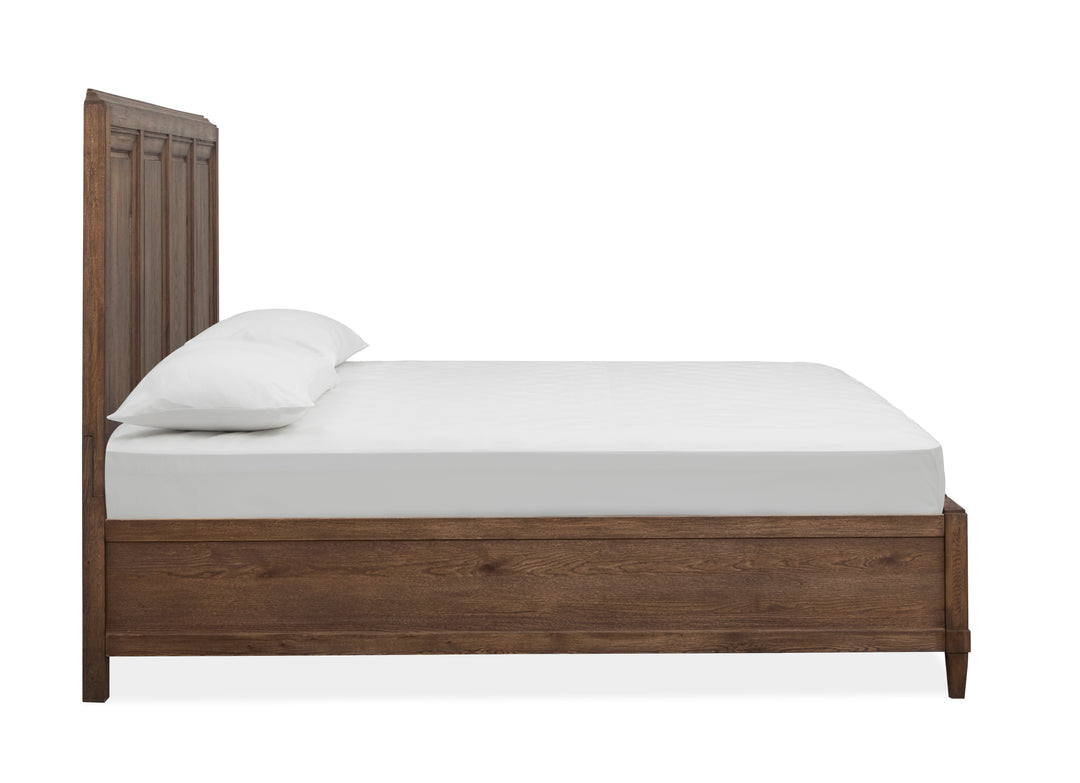 Groveland Park Antique Coffee Queen Panel Bed - B6532-54