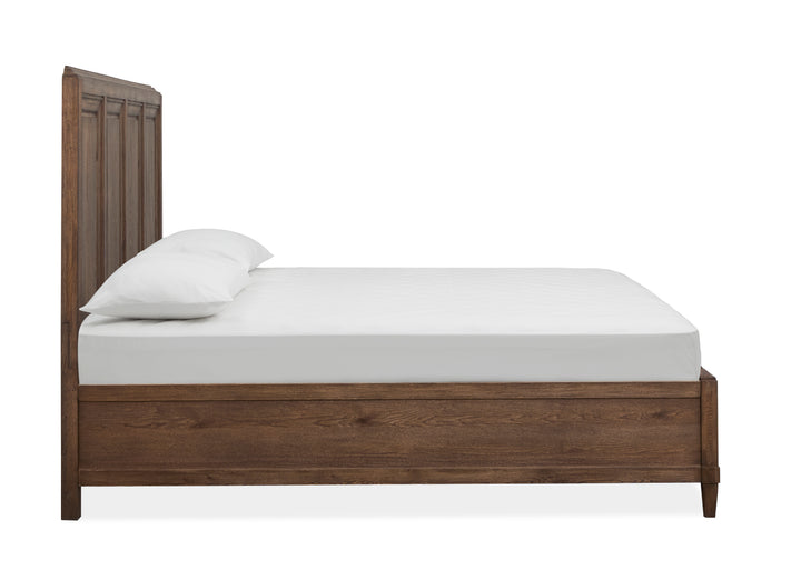 Groveland Park Antique Coffee King Panel Bed - B6532-64