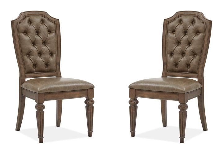 Durango Willadeene Brown Upholstered Side Chair - Set of 2 - D5133-63