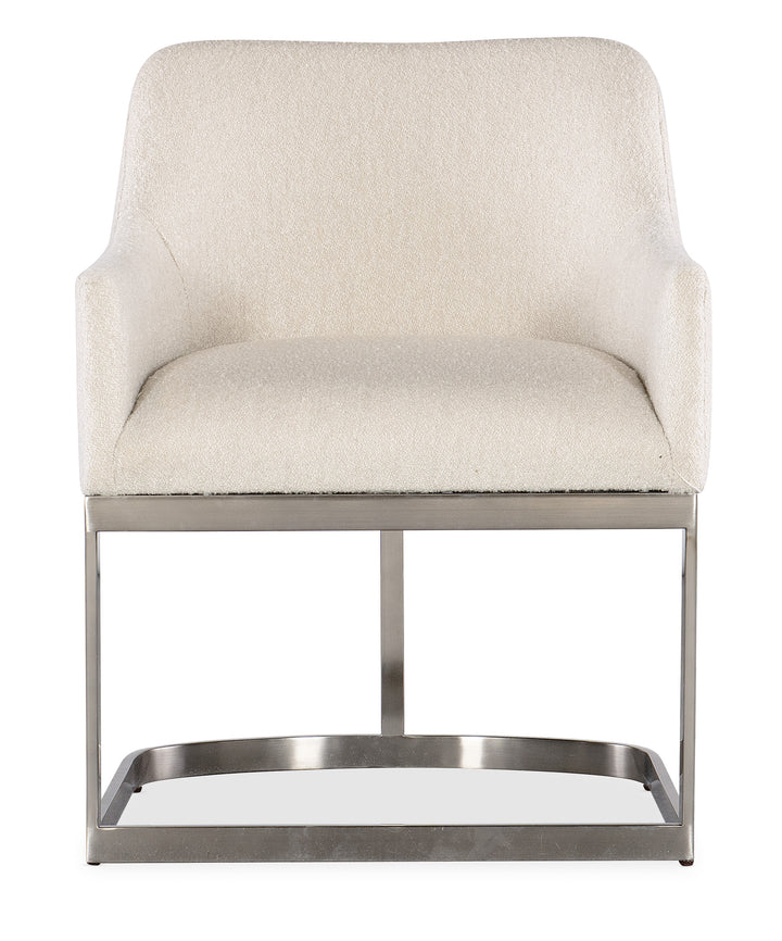 American Home Furniture | Hooker Furniture - Modern Mood Upholstered Arm Chair w/Metal Base