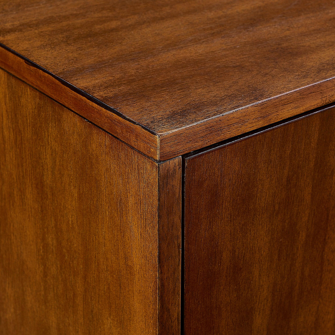 Welling Three-Door Media Console w/ Storage - AmericanHomeFurniture