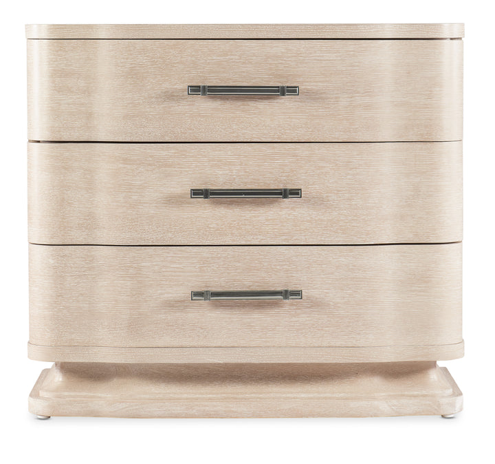 American Home Furniture Hooker Furniture Nouveau Chic Three Drawer Nightstand