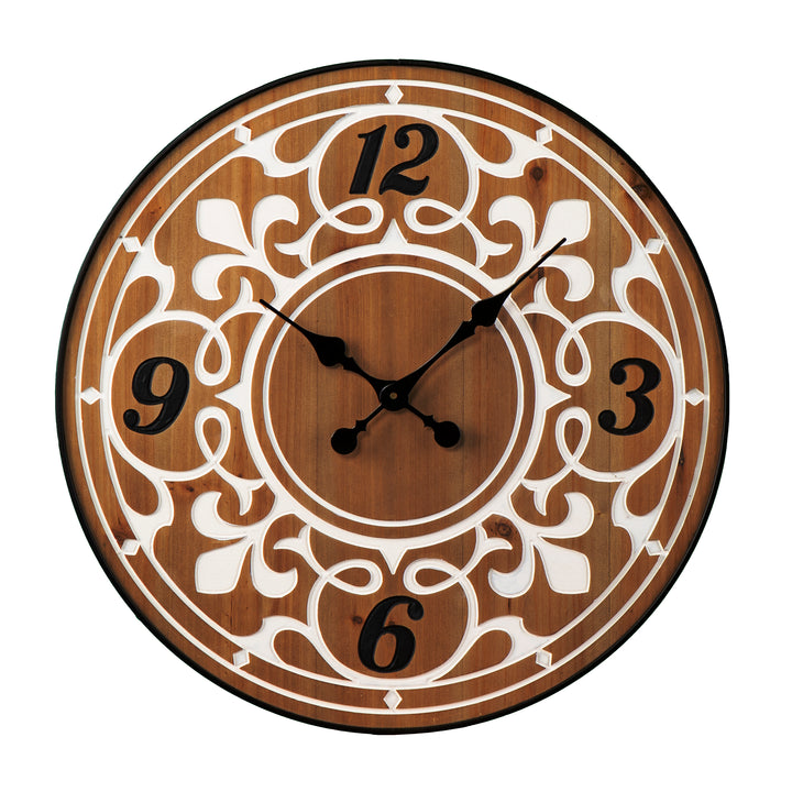 American Home Furniture | SEI Furniture - Aprille Round Wall Clock