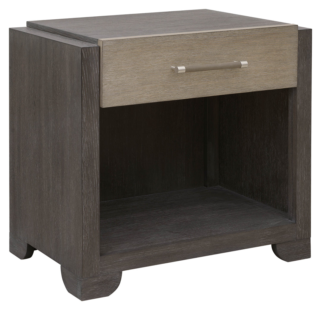 Anderson Park Moose Trail And Frontier Brown Open Nightstand - P402141